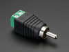 RCA Male Plug with Terminal Block