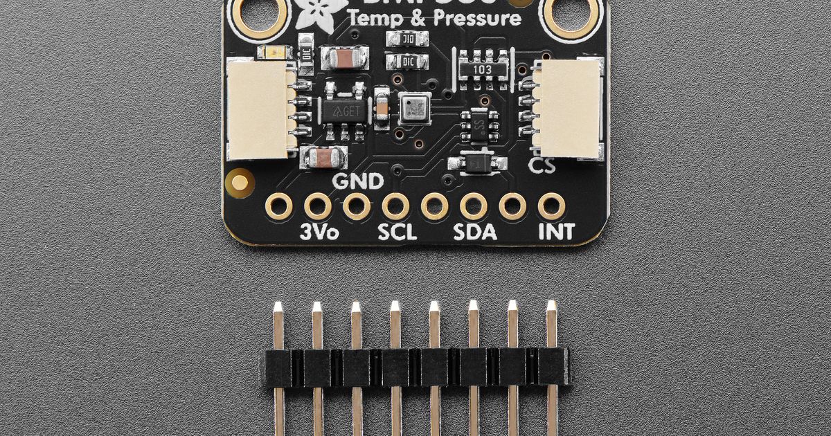 Adafruit BMP580 I2C/SPI Temp Pressure Sensor - STEMMA QT | Thingbits ...