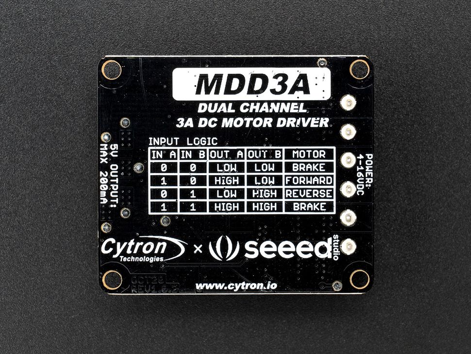 Cytron MDD3A 3 Amo Motor Driver Bottom