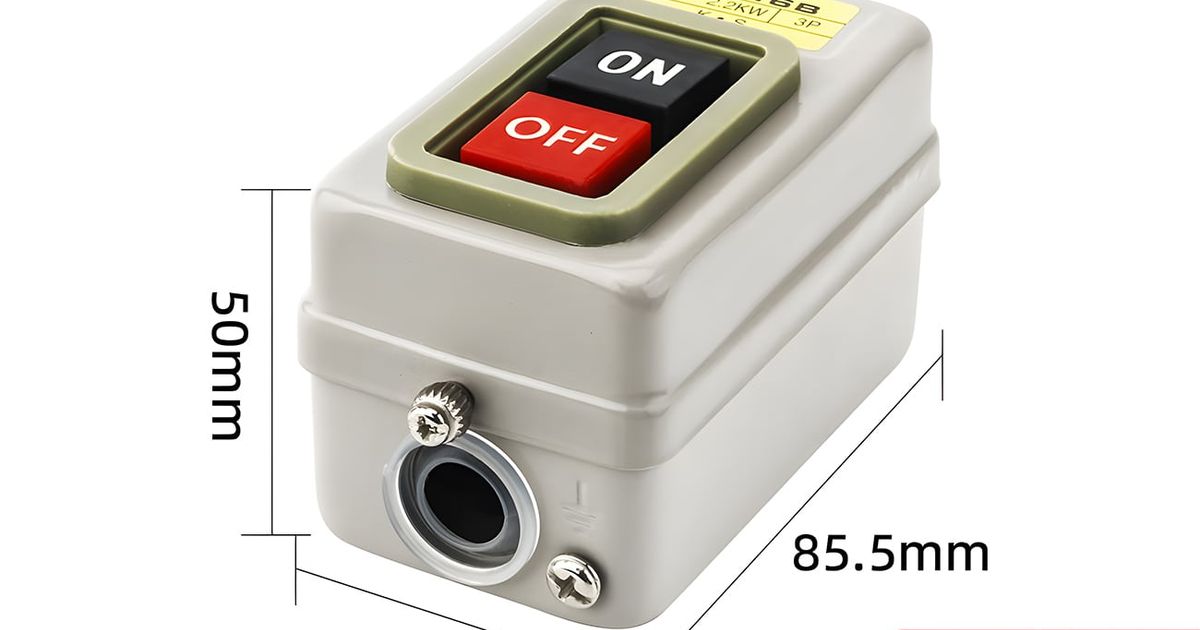3 Phase AC Voltage ON/OFF Push Button Switch | Thingbits Electronics