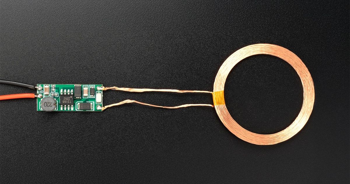 5V 1A Inductive Wireless Charging Transmitter & Receiver Kit ...