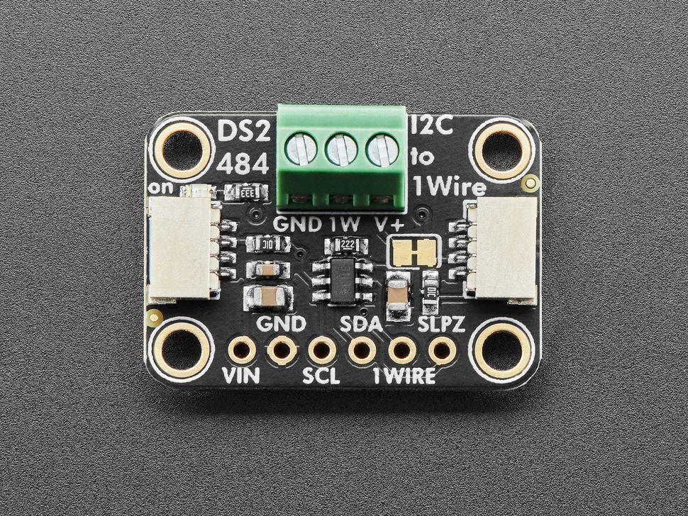 Image for Adafruit DS2484 I2C to 1-Wire Bus Adapter Breakout - STEMMA QT/Qwiic