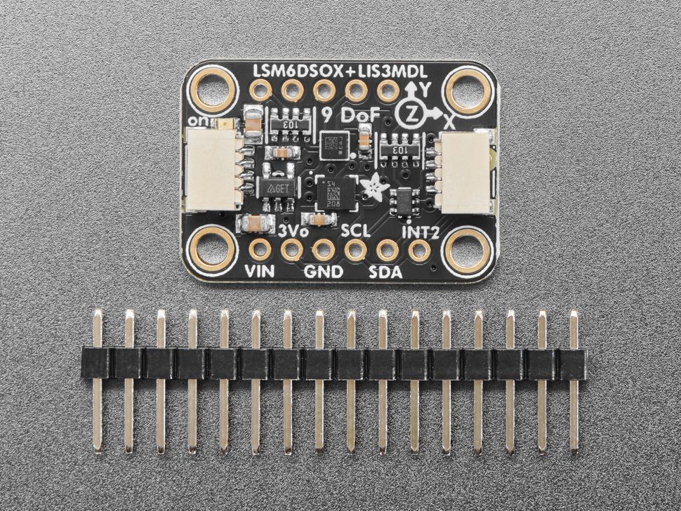 Image for Adafruit LSM6DSOX LIS3MDL 9-DoF Precision IMU Sensor - STEMMA QT/Qwiic