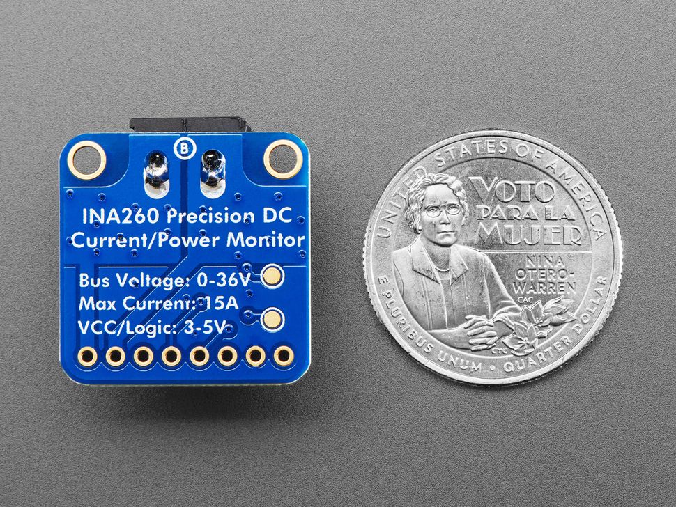 Image for Adafruit INA260 High/Low Side DC Voltage Current Power Sensor