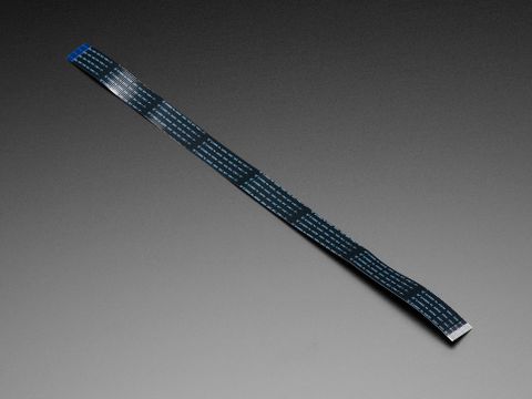 FFC Flat Flexible Cable with 15 Pins and 1mm Pitch (Compatible with Raspberry Pi Camera and Display)                100 mm (4 inch)                200 mm (6 inch)                50 mm (2 inch)View image 1