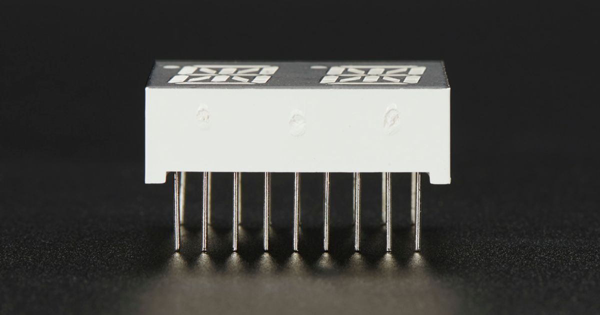Dual Alphanumeric Display - 0.54