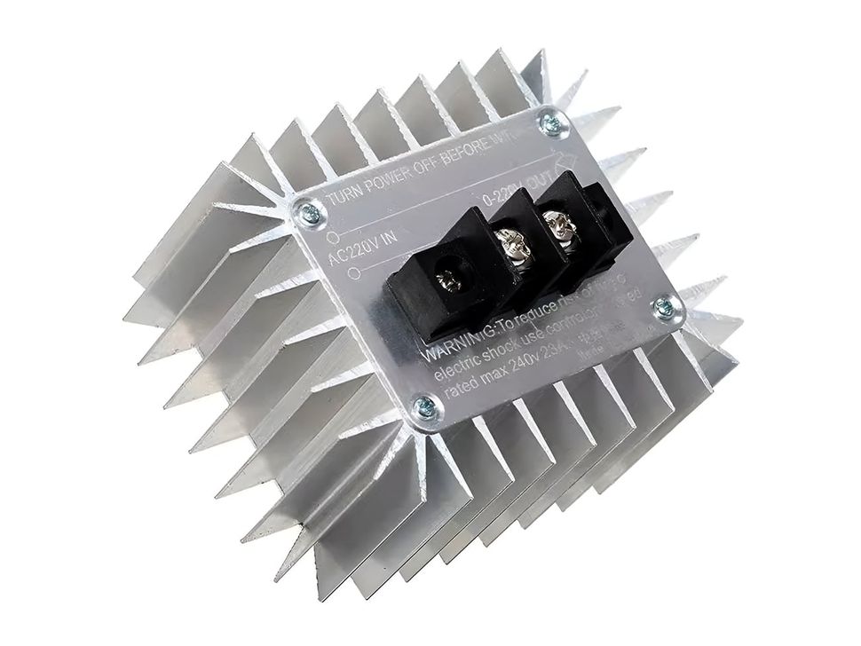 5000W 220V AC Thyristor SCR Dimming Voltage Regulator Bottom