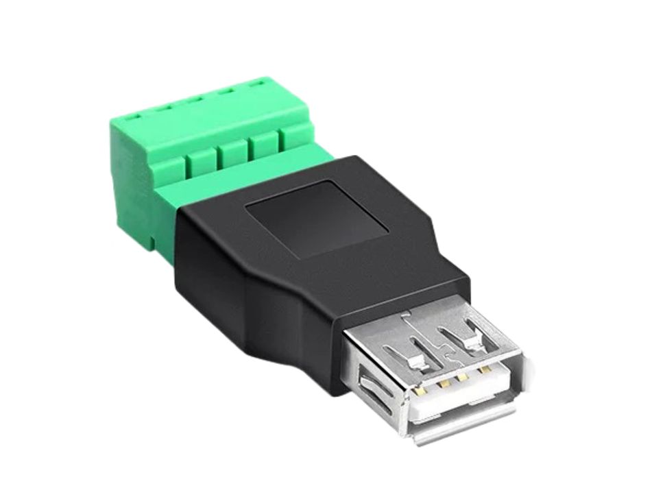 USB-A Female Socket Terminal Block