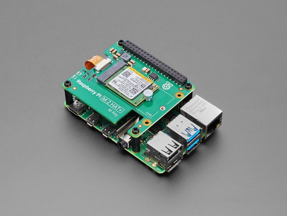 Raspberry Pi M.2 Hat+ for Pi 5 | Thingbits Electronics