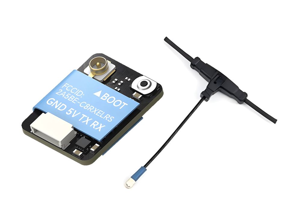 iFlight ExpressLRS ELRS 868 - 915Mhz Nano Receiver with 40mm  Antenna
