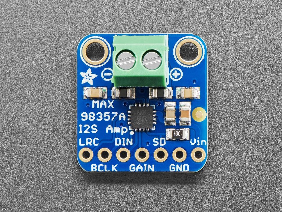 Image for Adafruit MAX98357A I2S 3W Class D Audio Amplifier Breakout