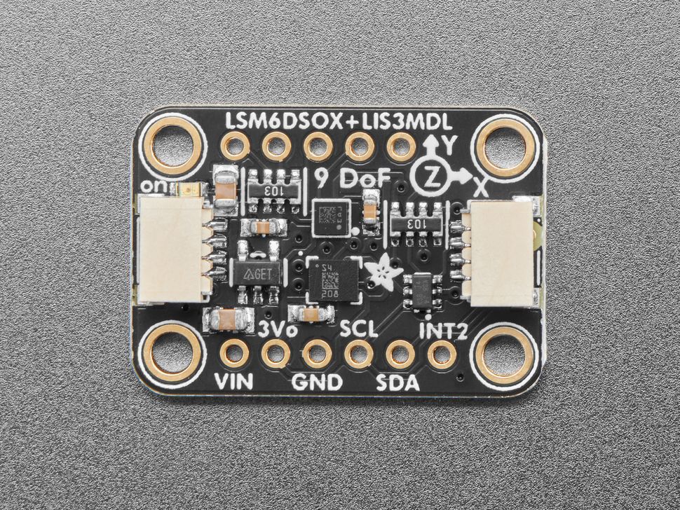 Image for Adafruit LSM6DSOX LIS3MDL 9-DoF Precision IMU Sensor - STEMMA QT/Qwiic