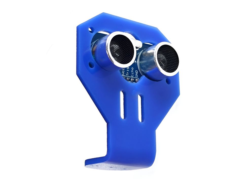 HC-SR04 Sensor Fixed Mounting Bracket Blue Side