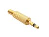 Gold Plated 3.5mm 2-Pole (TS) Mono Audio Plug