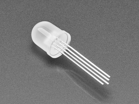 Diffused 10mm LED with Common Anode - Pack of 10