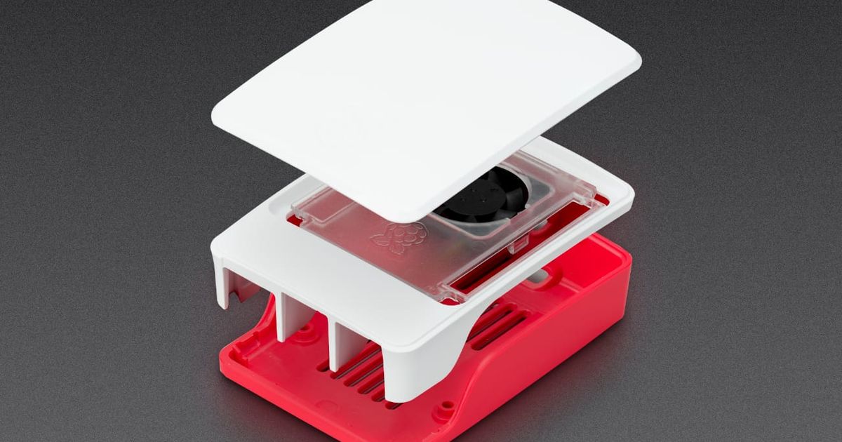 Raspberry Pi 5 Official Case with Fan | Thingbits Electronics