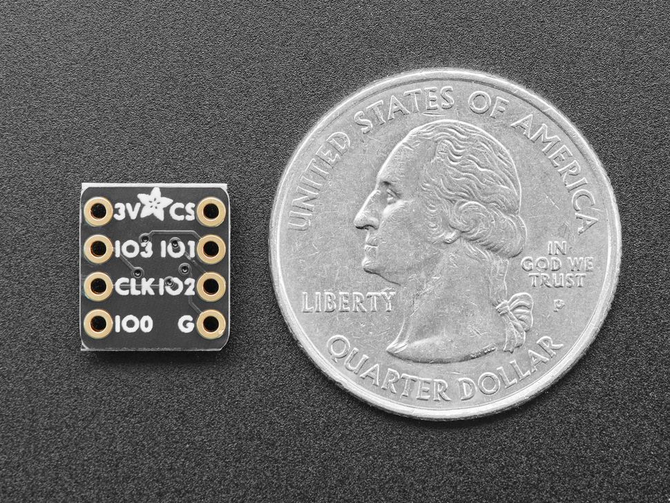 Image for Adafruit W25Q64 QSPI Flash Breakout - 64Mbit 8MB