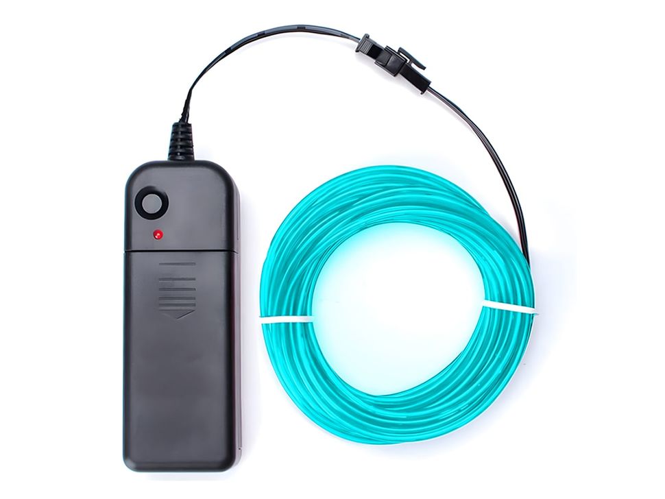 Ice Blue Electroluminescent EL Wire - 3m