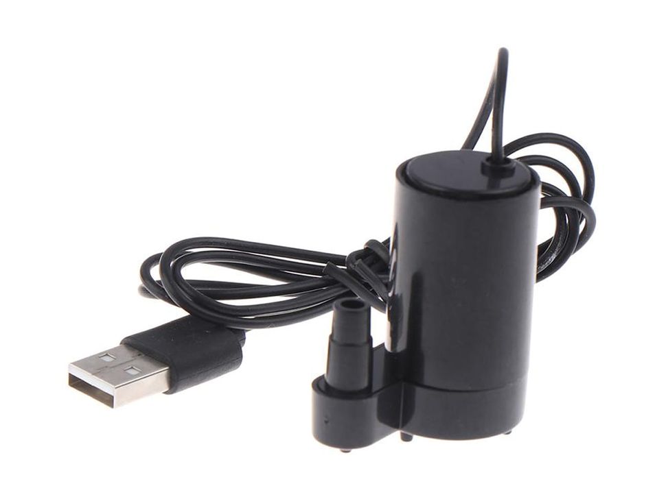 Mini Vertical Submersible Pump Black