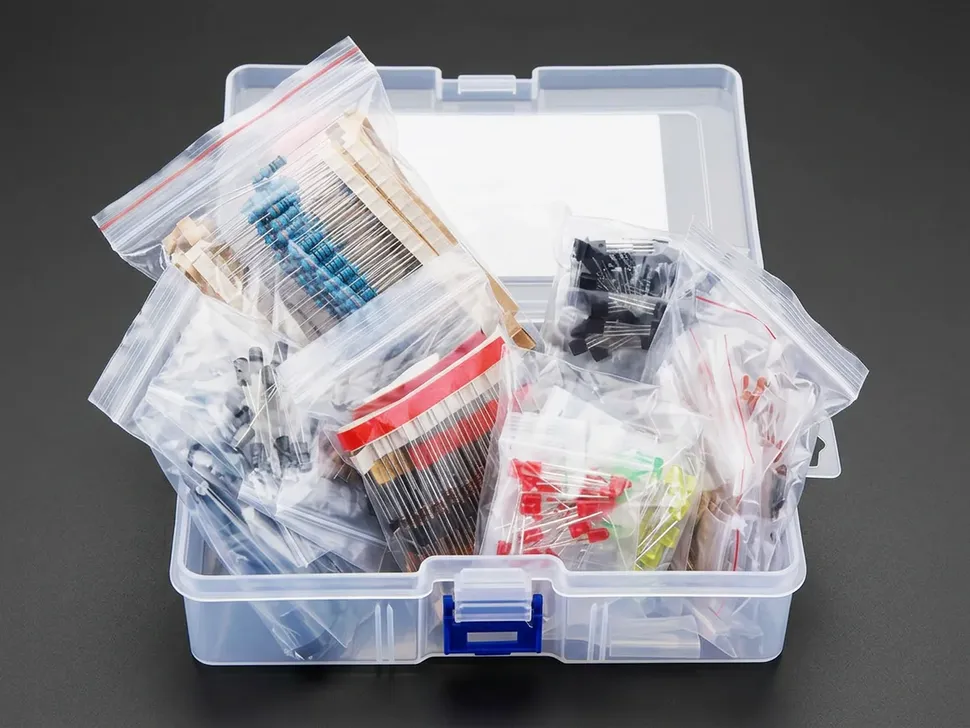 1400 Pieces DIY Electronics Components Assortment Kit