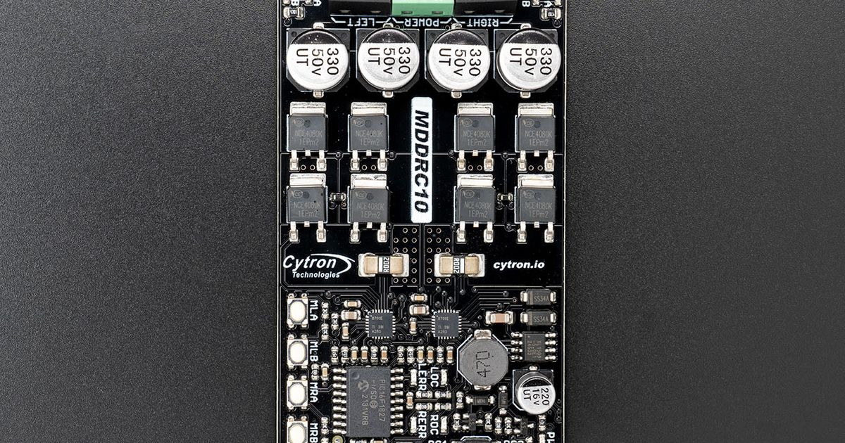 Cytron MDDRC10 7-30V 10A Dual Channel DC Motor Driver for RC ...
