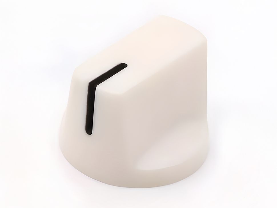 KN-19-14 Potentiometer White Knob