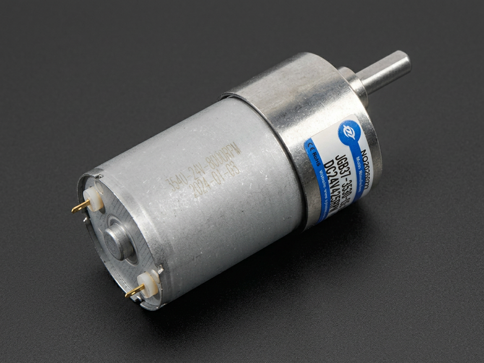 24V 425 RPM Brushed DC Geared Motor - Medium Power High Torque
