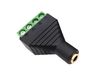 3.5mm 4-Pole Audio Female Plug to Terminal Block