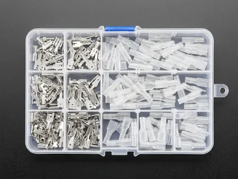 Male & Female Insulated Spade Terminals Kit – 2.8mm, 4.8mm, 6.3mm