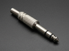 6.35mm 3-Pole (TRS) Stereo Audio Plug