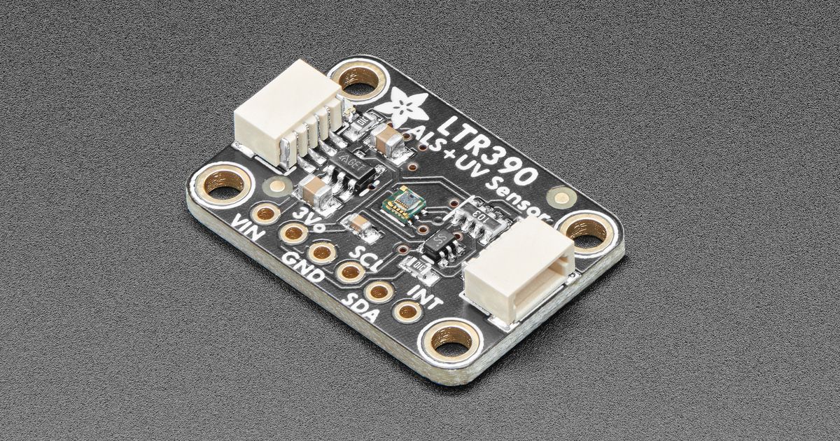 Adafruit LTR390 UV Light Sensor - STEMMA QT / Qwiic | Thingbits Electronics