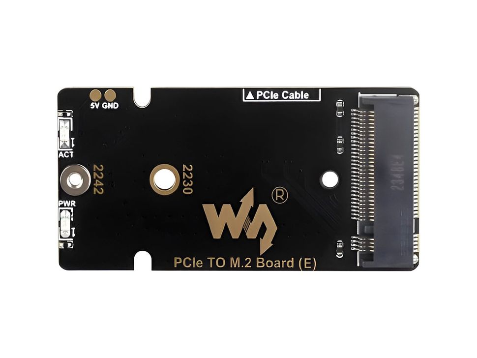 Waveshare PCIe to M.2 Adapter Board (E) Top