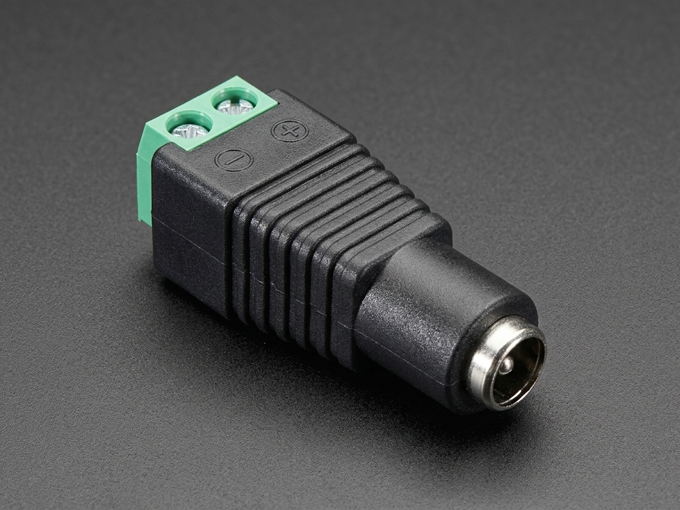 2.5mm DC Power Female Jack Adapter to Terminal Block