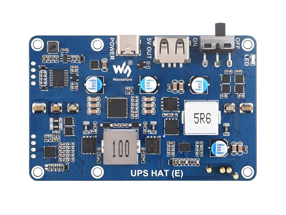 UPS Base HAT (E) for Raspberry Pi Top