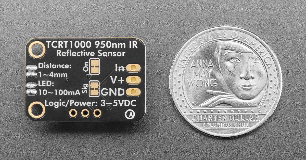Adafruit TCRT1000 Reflective Photo Interrupt Sensor - STEMMA ...