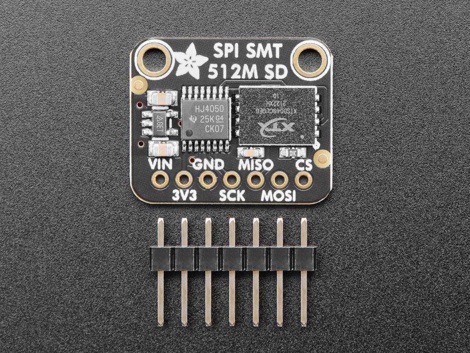 Image for Adafruit XTSD SPI Flash SD Card - 512MB