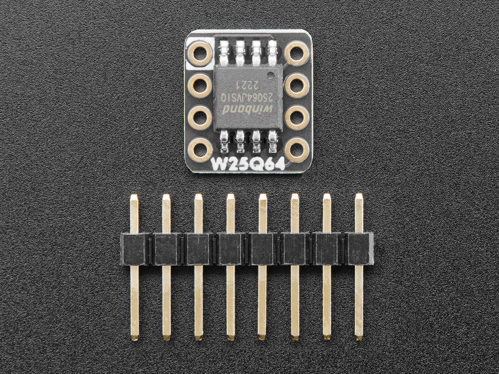 Image for Adafruit W25Q64 QSPI Flash Breakout - 64Mbit 8MB