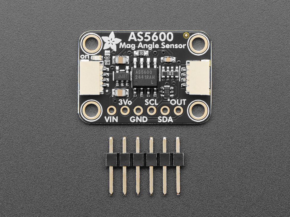 Image for Adafruit AS5600 Magnetic Rotary Encoder Angle Sensor - STEMMA QT