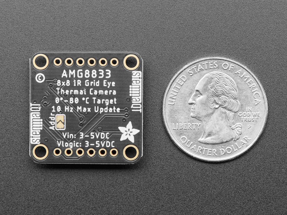 Image for Adafruit AMG8833 IR Thermal Camera Breakout - STEMMA QT