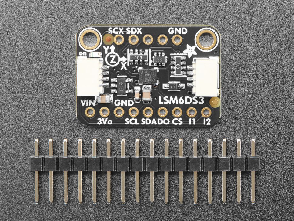 Image for Adafruit LSM6DS3TR-C 6-DoF Accelerometer Gyro IMU - STEMMA QT/Qwiic