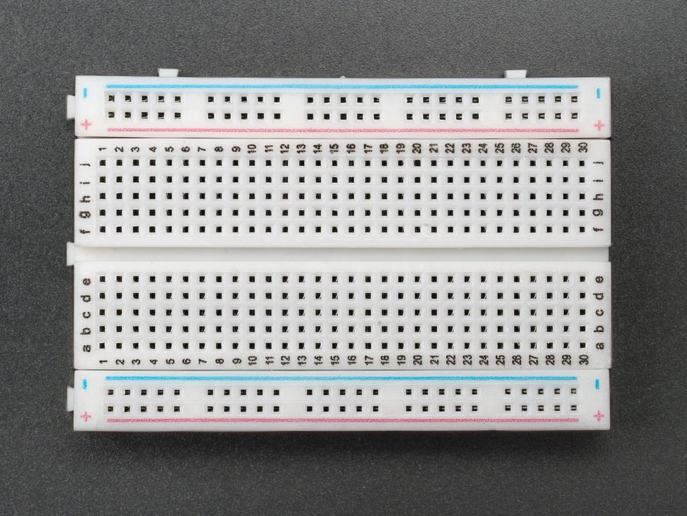 Half Size 400 tie points White Solderless Breadboard