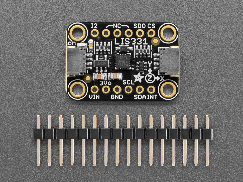Image for Adafruit LIS331 Wide-Range ±24g Triple-Axis Accelerometer - STEMMA QT/Qwiic