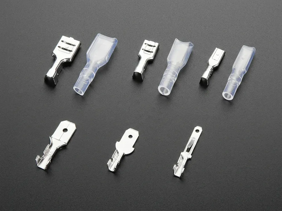 Types of Male & Female Insulated Spade Terminals Kit