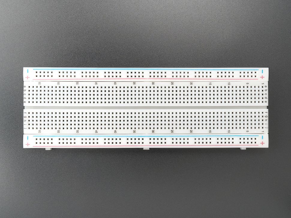 Full Size 400 tie points White Breadboard