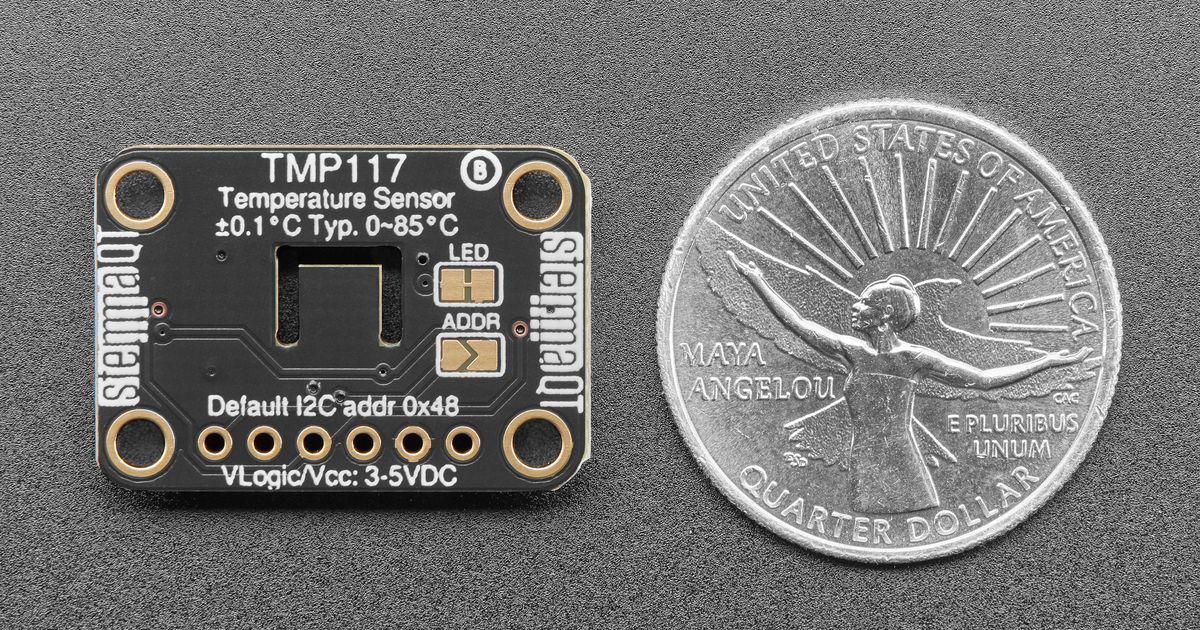 Adafruit TMP117 ±0.1°C High Accuracy I2C Temperature Sensor | Thingbits ...