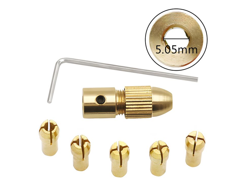 Micro Drill Chuck with 5.05mm Shaft Hole
