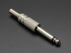6.35mm 2-Pole (TS) Mono Audio Plug