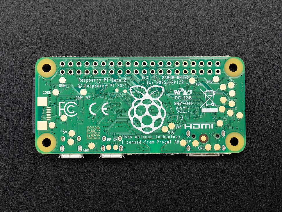  Raspberry Pi Zero 2 W Bottom