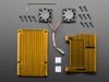 Raspberry Pi 4 Heatsink Case Gold with Fans