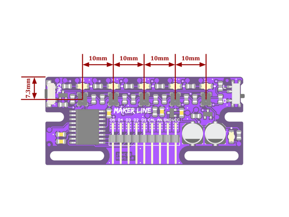 Image for Cytron Maker Line Following Sensor Module - Beginner-Friendly